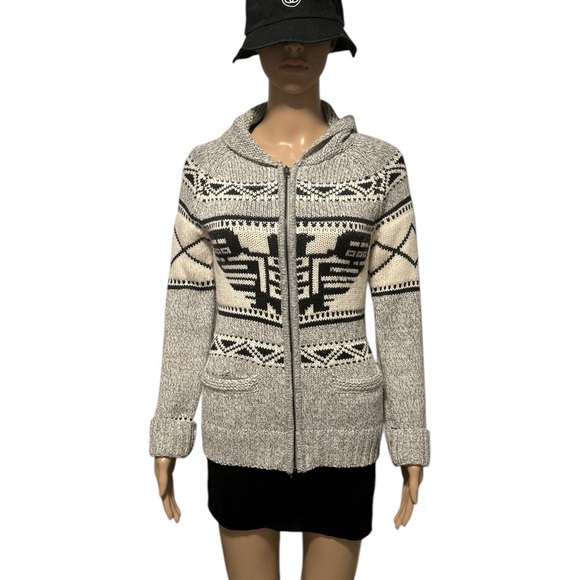 Bluenotes Women's Grey Zip-Up Cardigan Sweater Size M/M - Picture 3 of 5